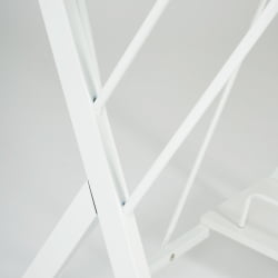 Стеклянный компьютерный стол GD-01 white (белый)