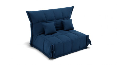 Диван Джаз 1600 (ЗР) Цвет фасада: Синий; Тип: Прямой; Материал фасада: Металл/Велюр