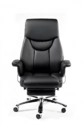 Кресло офисное Парламент Х-2021-35 блаcк леатхер Черный / H-2021-35 black leather
