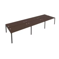 Рабочая станция на 6 раб.места Metal System Б.СМ-6.4 Венге/Антрацит