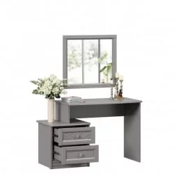 Столик туалетный Джулия с зеркалом Оникс серый