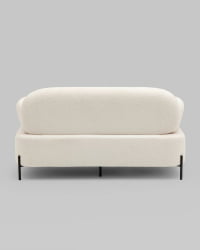 Белый диван Кэнди ткань букле белый