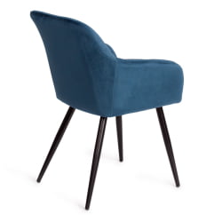 Кресло BEATA (mod. 8266) металл/ткань, 56х60х82 см, синий (G062-48)/черный