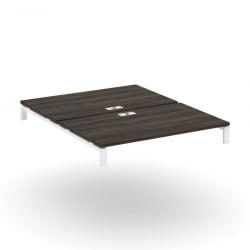 Двойной стол надставка на две опорные тумбы CОНCЕПТ CН.ДСН-006 Дуб Мали Белый / CONCEPT CN.DSN-006