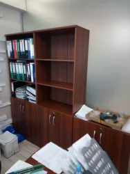 Шкаф офисный Альфа 62.40 орех «Пегас»