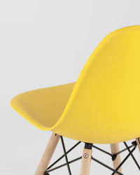 Стул Еамес Стйле ДСВ желтый (разборный каркас) / Eames Style DSW