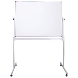 Доска-флипчарт магнитно-маркерная НА СТЕНДЕ BRAUBERG 2-сторонняя (90х120 см)