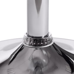 Барный стул KOST (mod. KY509) металл, экокожа, 38*39*63-84 см, черный/хром