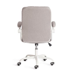 Кресло офисное Lugano Wh ткань teddy, светло-серый