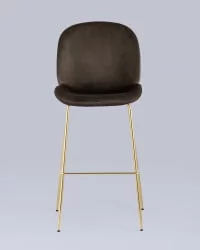 Стул барный Беетле голд Коричневый / Beetle gold
