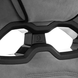 Кресло Арена металБЛ велюр, серый/черный, 29/35 / Arena metalBL