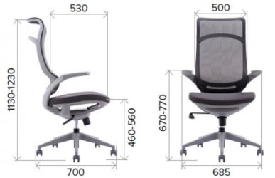 Кресло руководителя Everprof Spirit Сетка Синий