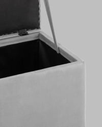 Банкетка Нильсон велюр Серый