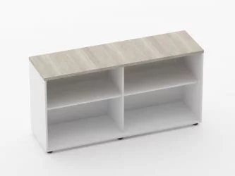 Тумба открытая Deka 9.01.145 Дуб Сантана светлый/Белый