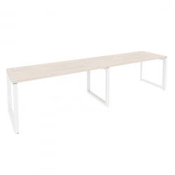 Рабочая станция на О-образном м/к ОНИКС О.МО-РС-2.4.7 Денвер Светлый/Белый / ONIX O.MO-RS-2.4.7