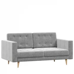 Диван с пластиковыми ножками Торн Серый