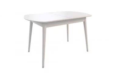 Стол обеденный раздвижной Сальса Белый