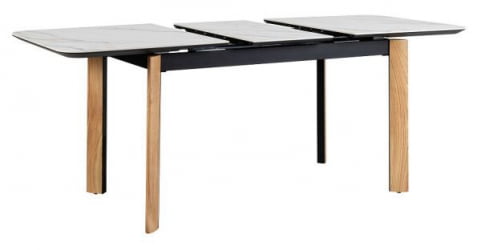 Стол раздвижной Combi Ceramic 120-150 Automatic Natur//Light marble