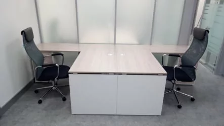 Тумба приставная Deka 9.05.10 Дуб Сантана светлый/Белый