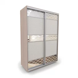 Шкаф-купе 2-х дверный Акцент-Лайн КР 1200х600 Ясень шимо светлый