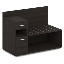 Тумба багажная с ящиком и дверью левый Ornata 	Н-444 Л Дуб Честерфилд