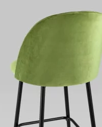 Стул барный Марсель Б велюр Травяной