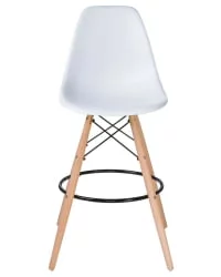 Барный стул ДОБРИН ДСВ БАР Белый В-02 / DOBRIN DSW BAR W-02