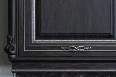 Шкаф кухонный 600 Италия ЛД 275.356.000 Черный Дуб темный