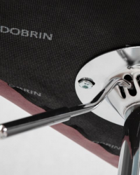 Стул барный DOBRIN KRUGER ARM (пудрово-розовый велюр (MJ9-32)) 2 шт