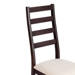 Стул ROSARIO Многослойная фанера, 39 х 39 х 99 см, Cappuchino, ткань бежевая (81/10)