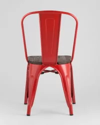 Стул Tolix Wood 850 Красный