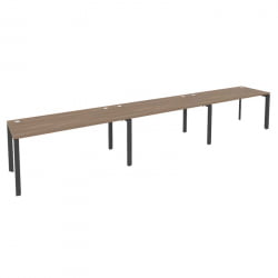 Рабочая станция на П-образном м/к ОНИКС О.МП-РС-3.4.7 Дуб Аризона/Антрацит / ONIX O.MP-RS-3.4.7