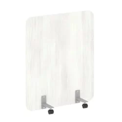 Перегородка на металлических опорах, на роликах R-line  DP.R-100-120 Снежная Патина