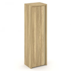 Шкаф высокий узкий левый (высокий фасад ЛДСП) Corner COR.SU-1.9(L) Гикори Песочный