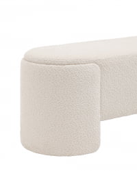 Банкетка Taks букле Белый