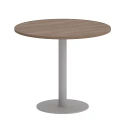 Стол журнальный круглый HOME OFFICE VR.SP-5-90.1 Дуб Аризона/Серый металл