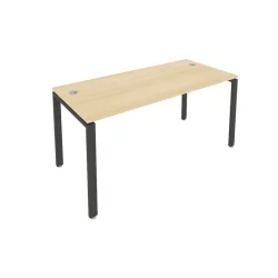 Стол письменный МЕТАЛ СЙСТЕМ Б.СП-4 Акация/Антрацит / METAL SYSTEM