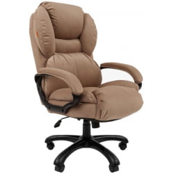 Кресло руководителя CHAIRMAN 434 HOME велюр Темно-бежевый