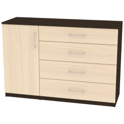 Комод Калисто(K44)923х1352х468ручкарейлинг160мм(Венге-ДМ)