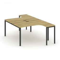 Рабочая станция CОНCЕПТ CН.ДСА-001 Дуб Винченцо Антрацит / CONCEPT CN.DSA-001