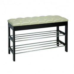 Банкетка Грейс Орех Кремовый