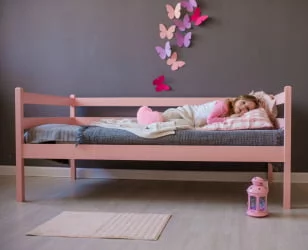 Кровать детская RooRoom VK-11р Розовая