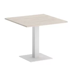 Стол журнальный квадратный HOME OFFICE VR.SP-5-90.2 Денвер Светлый/Белый металл