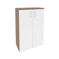 Шкаф средний широкий (2 средних фасада ЛДСП) ONIX O.ST-2.3 Дуб Аризона/Белый