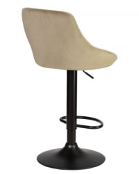 Стул барный DOBRIN LOGAN BLACK (мокко велюр (MJ9-9)) 2 шт