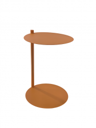 Журнальный столик Siara металл оранжевый