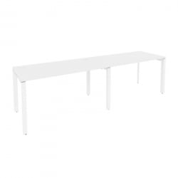 Рабочая станция на П-образном м/к ОНИКС О.МП-РС-2.3.7 Белый Бриллиант / ONIX O.MP-RS-2.3.7