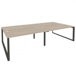 Рабочая станция на О-образном м/к ОНИКС О.МО-Д.РС-4.4.8 Дуб Аттик/Антрацит / ONIX O.MO-D.RS-4.4.8