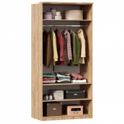 Шкаф двухстворчатый Фиджи ЛД 659.236.000 Дуб Золотой Антрацит