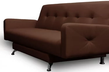 Диван с металлическими ножками MANGO 3 (3 категория) Нео Шоколад Нео Латте